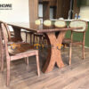 Ghế Ăn Gỗ Sồi Tự Nhiên Mặt Nệm Tựa Oval GHEMM-21SN