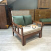 Sofa Giường Gỗ Sồi Tự Nhiên Một Người SFB-07SN