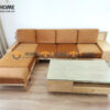 Sofa Gỗ Sồi Tự Nhiên Chân Thẳng Toto Màu Óc Chó SFĐ-41SN