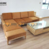 Sofa Gỗ Sồi Tự Nhiên Chân Thẳng Toto Màu Óc Chó SFĐ-41SN