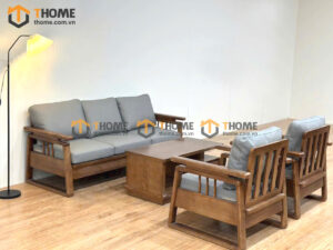 Sofa Dior Gỗ Sồi Tự Nhiên Tay Chồng 1.8m SFT-35SN
