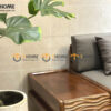 Sofa Gỗ Sồi Tự Nhiên Dragon 5 Món Màu Óc Chó SFĐ-36SN