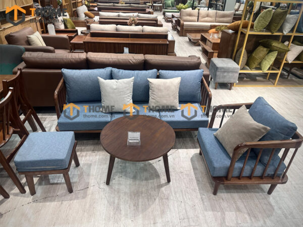 ⭐ Sofa Fly Gỗ Sồi Tự Nhiên New Có Tay 1.8m SFT-36SN