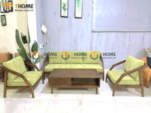 Sofa Katana Gỗ Sồi Tự Nhiên New Góc Nhỏ SFT-33SN