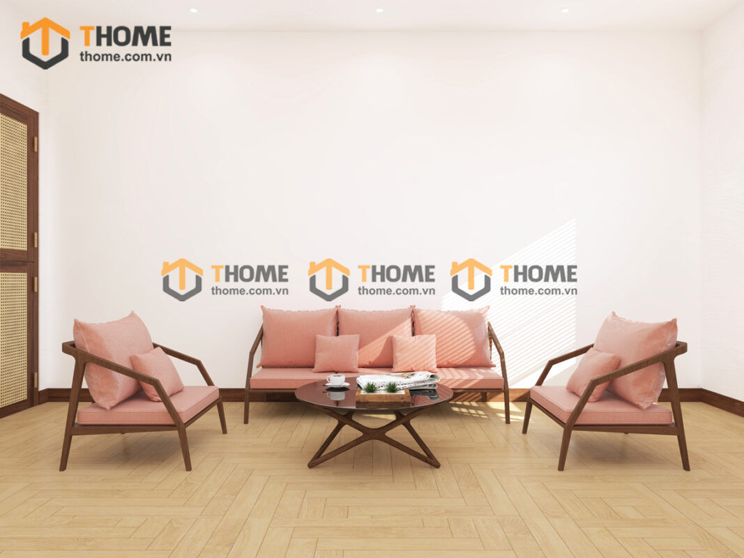 Sofa Katana Gỗ Sồi Tự Nhiên New Góc Nhỏ SFT-33SN