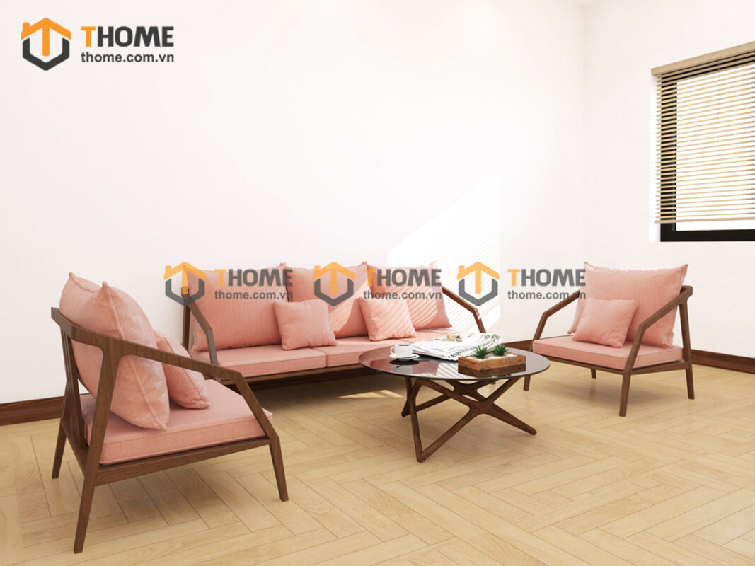 Sofa Katana Gỗ Sồi Tự Nhiên New Góc Nhỏ SFT-33SN