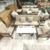Sofa Lion Gỗ Sồi Tự Nhiên Màu Óc Chó 1.8m SFN-24SN