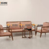 Sofa gỗ sồi tự nhiên; sofa gỗ sồi; bộ bàn ghế sofa phòng khách; sofa gỗ hiện đại;