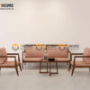 Sofa gỗ sồi tự nhiên; sofa gỗ sồi; bộ bàn ghế sofa phòng khách; sofa gỗ hiện đại;