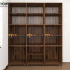 Tủ kính gỗ sồi tự nhiên Casa cao 2.3m TK-08SN