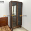 Tủ kính gỗ sồi tự nhiên Sunrise cao 2m TK-07SN
