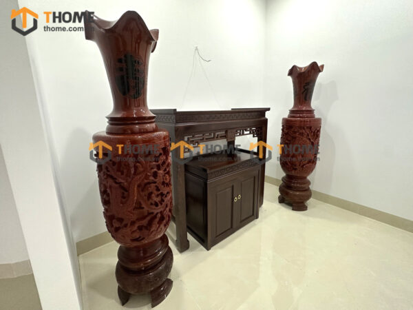 Tủ Thờ Gỗ Sồi Tự Nhiên Số 08 TT-13SN