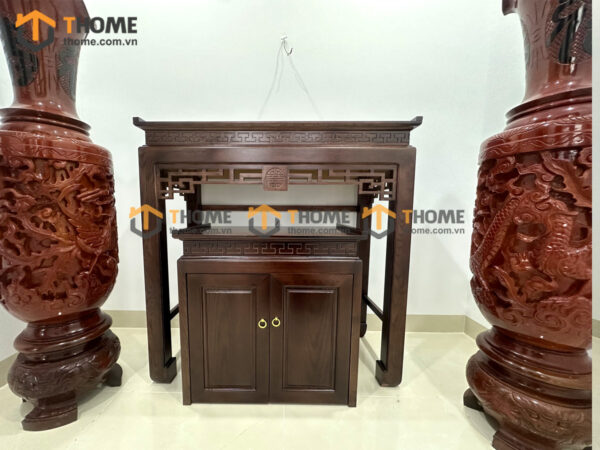 Tủ Thờ Gỗ Sồi Tự Nhiên Số 08 TT-13SN