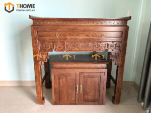 Tủ Thờ Gỗ Sồi Tự Nhiên Số 05 TT-10SN