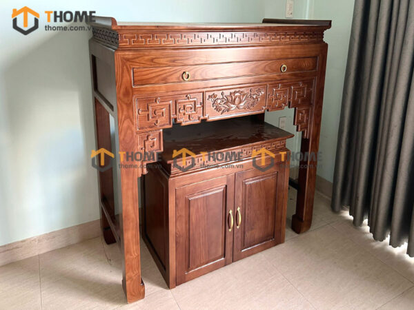Tủ Thờ Gỗ Sồi Tự Nhiên Số 05 TT-10SN
