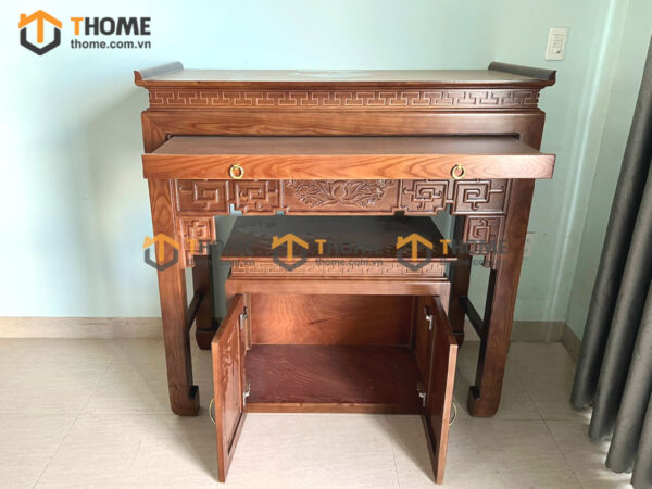 Tủ Thờ Gỗ Sồi Tự Nhiên Số 05 TT-10SN