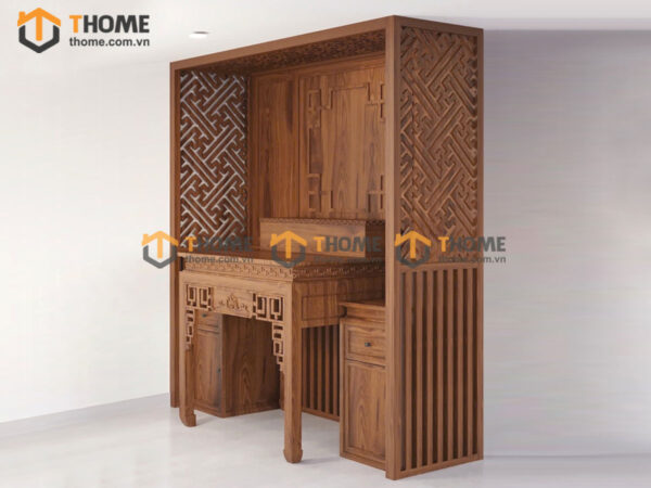 Tủ Thờ Gỗ Sồi Tự Nhiên Số 06 TT-11SN