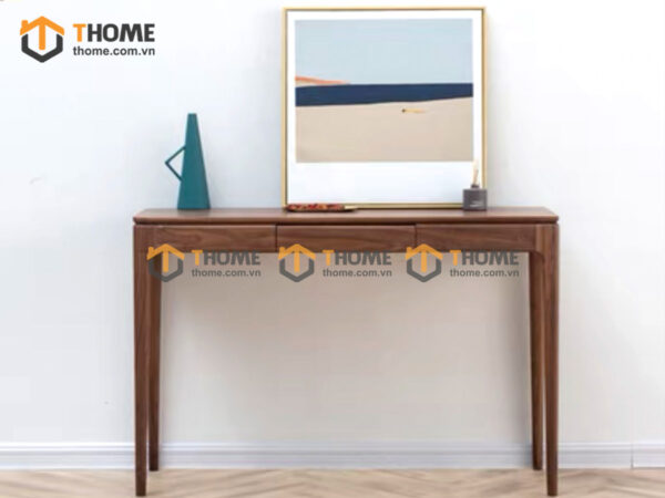 Bàn đôn Console Gỗ Sồi Tự Nhiên 2 Hộc Kéo Nhỏ BC-09SN