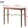 Bàn đôn Console Gỗ Sồi Tự Nhiên 2 Hộc Kéo Nhỏ BC-09SN