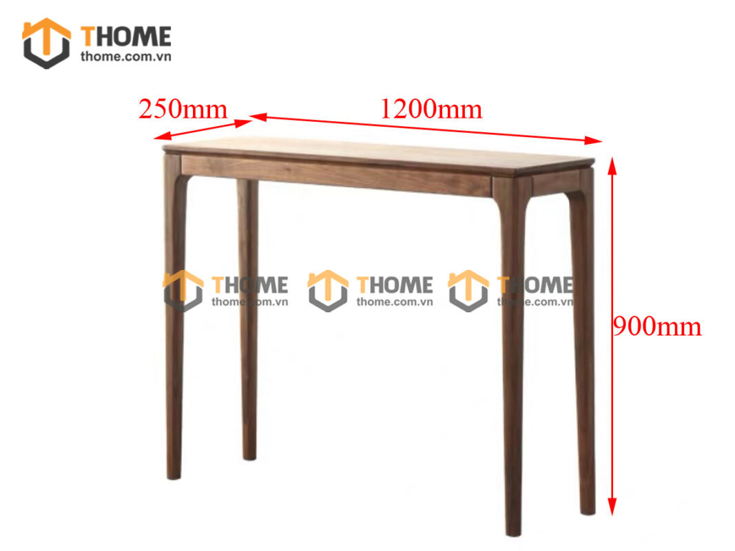Bàn đôn Console Gỗ Sồi Tự Nhiên 2 Hộc Kéo Nhỏ BC-09SN
