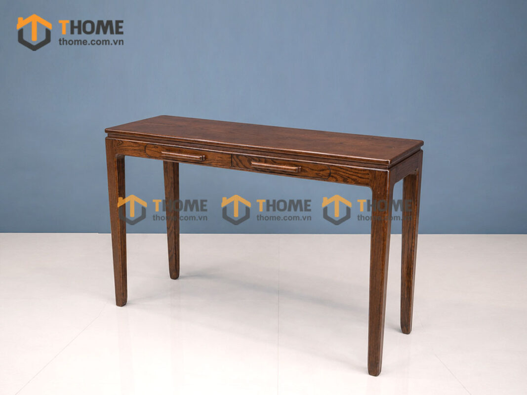 Bàn Console Gỗ Sồi Tự Nhiên 2 Hộc Kéo Nhỏ BC-09SN