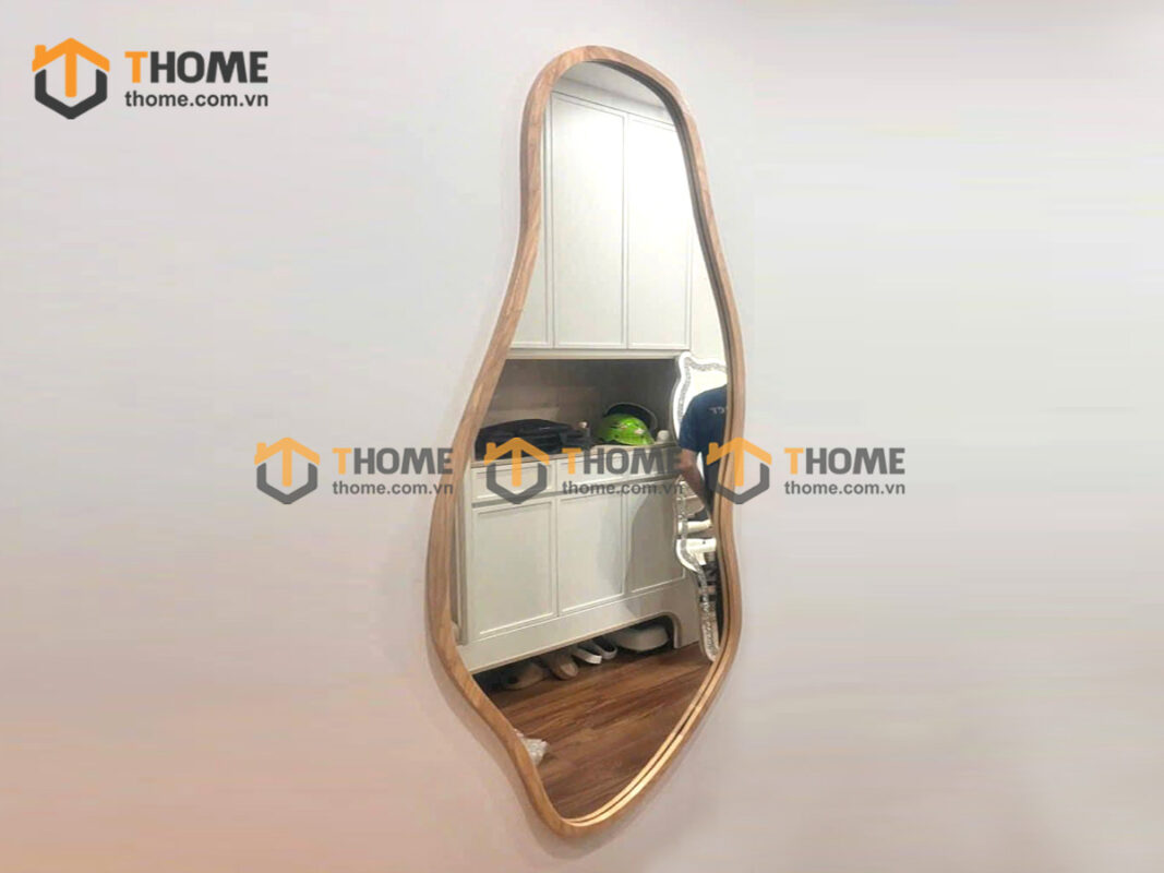 Gương Soi Treo Tường Gỗ Sồi Tự Nhiên Toàn Thân Dị Dạng GS-24SN