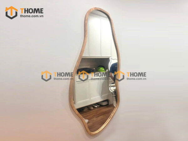 Gương Soi Treo Tường Gỗ Sồi Tự Nhiên Toàn Thân Dị Dạng GS-24SN