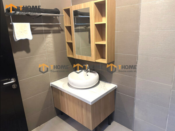 Tủ Lavabo Gỗ Nhựa 2 Cánh Mở TL-05SN