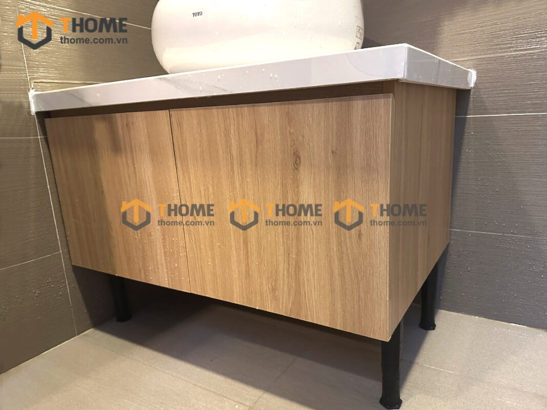 Tủ Lavabo Gỗ Nhựa 2 Cánh Mở TL-05SN