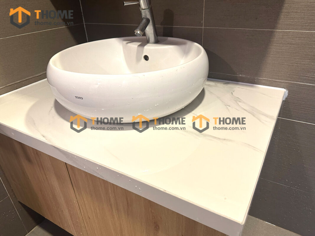 Tủ Lavabo Gỗ Nhựa 2 Cánh Mở TL-05SN