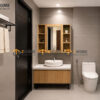 Tủ Lavabo Gỗ Nhựa 2 Cánh Mở TL-05SN