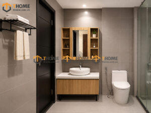 Tủ Lavabo Gỗ Nhựa 2 Cánh Mở TL-05SN