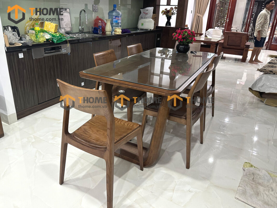 Hình Ảnh Thi Công Gỗ Sồi Tự Nhiên Nhà Chị Diệp Tùng Hòa Khánh TTTC-43SN