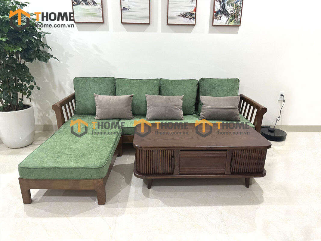 Hình Ảnh Thi Công Gỗ Sồi Tự Nhiên Nhà Anh Bình Cẩm Lệ TTTC-39SN