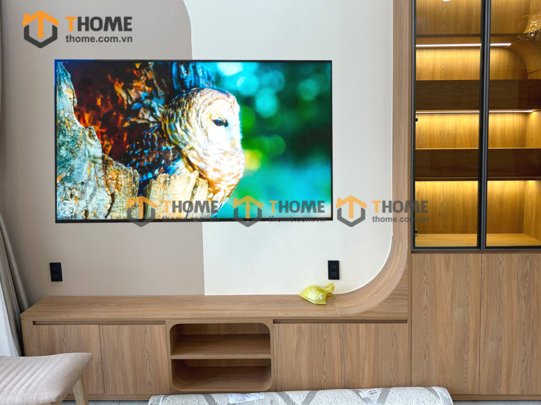 Hình Ảnh Thi Công Gỗ Sồi Tự Nhiên Nhà Anh Kiên Hòa Xuân TTTC-46SN