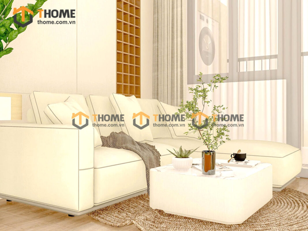 Hình Ảnh Thi Công Gỗ Sồi Tự Nhiên Căn Hộ Ori Garden Hòa Khánh TTTC-40SN