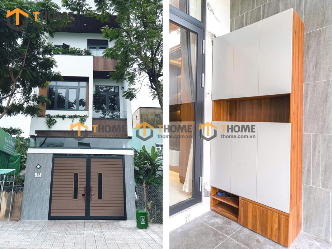 Hình Ảnh Thi Công Gỗ Sồi Tự Nhiên Nhà Chị Hồng Lê Sơn Trà TTTC-35SN