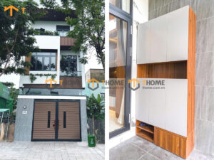 Hình Ảnh Thi Công Gỗ Sồi Tự Nhiên Nhà Chị Hồng Lê Sơn Trà TTTC-35SN