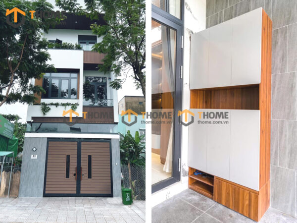 Hình Ảnh Thi Công Gỗ Sồi Tự Nhiên Nhà Chị Hồng Lê Sơn Trà TTTC-35SN
