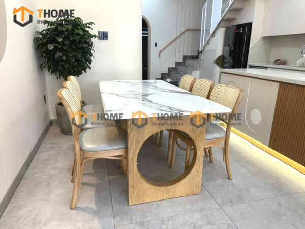 Hình Ảnh Thi Công Gỗ Sồi Tự Nhiên Nhà Anh Kiên Hòa Xuân TTTC-46SN