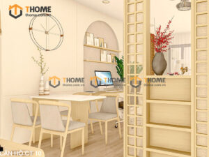Hình Ảnh Thi Công Gỗ Sồi Tự Nhiên Căn Hộ Ori Garden Hòa Khánh TTTC-40SN