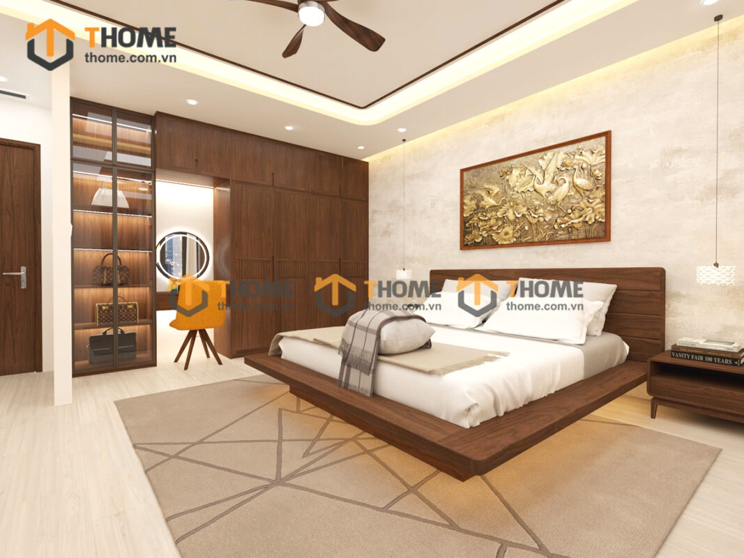 Hình Ảnh Thi Công Gỗ Sồi Tự Nhiên Nhà Anh Nhật Furama TTTC-47SN