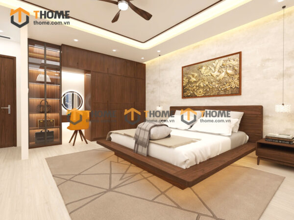 Hình Ảnh Thi Công Gỗ Sồi Tự Nhiên Nhà Anh Nhật Furama TTTC-47SN