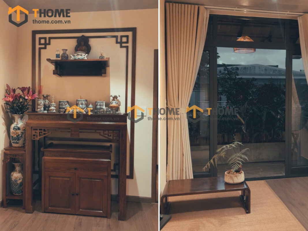 Hình Ảnh Thi Công Gỗ Sồi Tự Nhiên Nhà Anh Nhật Hòa Xuân TTTC-41SN