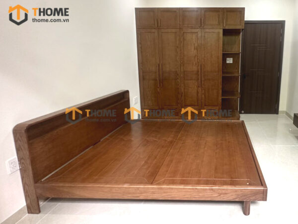 Hình Ảnh Thi Công Gỗ Sồi Tự Nhiên Nhà Anh Bình Cẩm Lệ TTTC-39SN