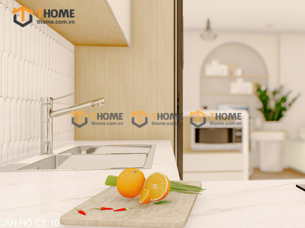 Hình Ảnh Thi Công Gỗ Sồi Tự Nhiên Căn Hộ Ori Garden Hòa Khánh TTTC-40SN