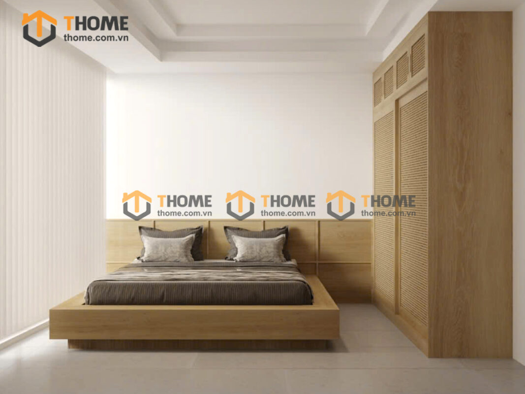 Hình Ảnh Thi Công Gỗ Sồi Tự Nhiên Nhà Chị Oanh Căn Hộ Aruza TTTC-34SN