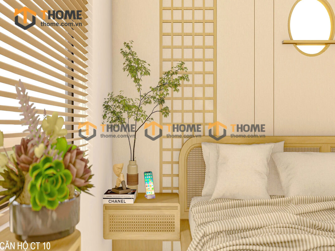 Hình Ảnh Thi Công Gỗ Sồi Tự Nhiên Căn Hộ Ori Garden Hòa Khánh TTTC-40SN