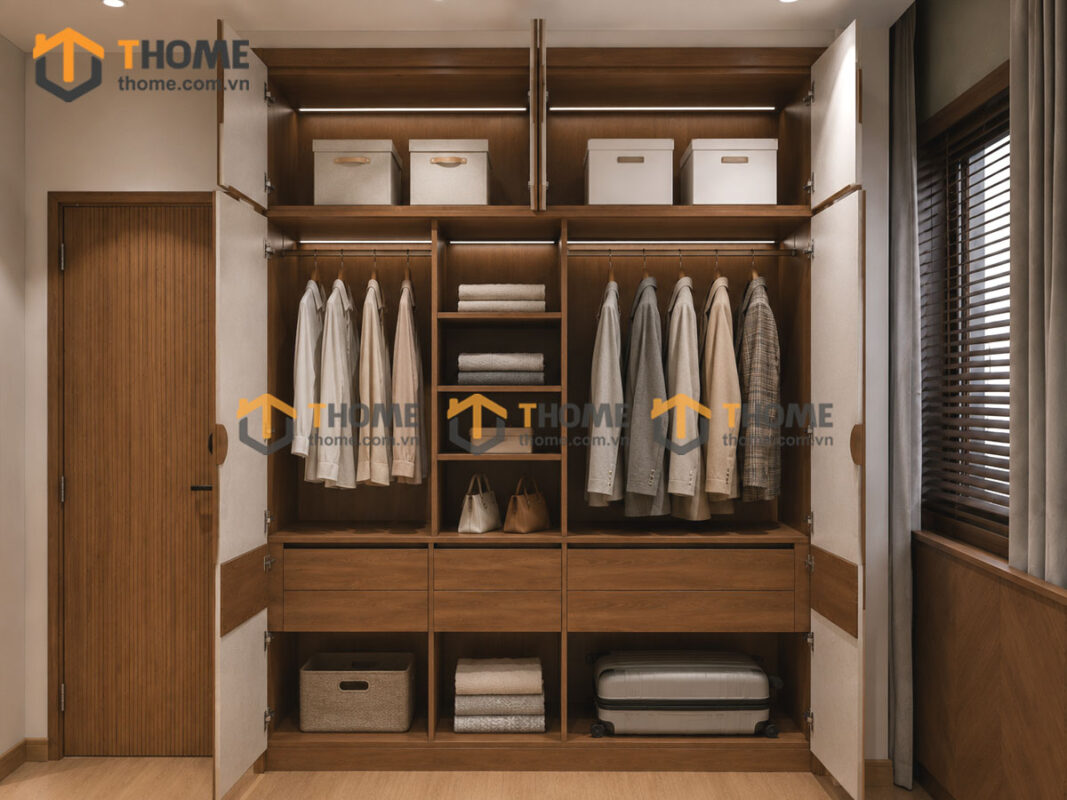 Hình Ảnh Thi Công Gỗ Sồi Tự Nhiên Nhà Chị Trâm Hòa Cường TTTC-48SN