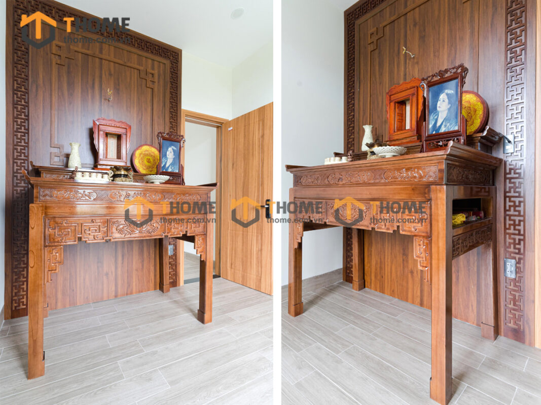 Hình Ảnh Thi Công Gỗ Sồi Tự Nhiên Nhà Chị Hồng Lê Sơn Trà TTTC-35SN